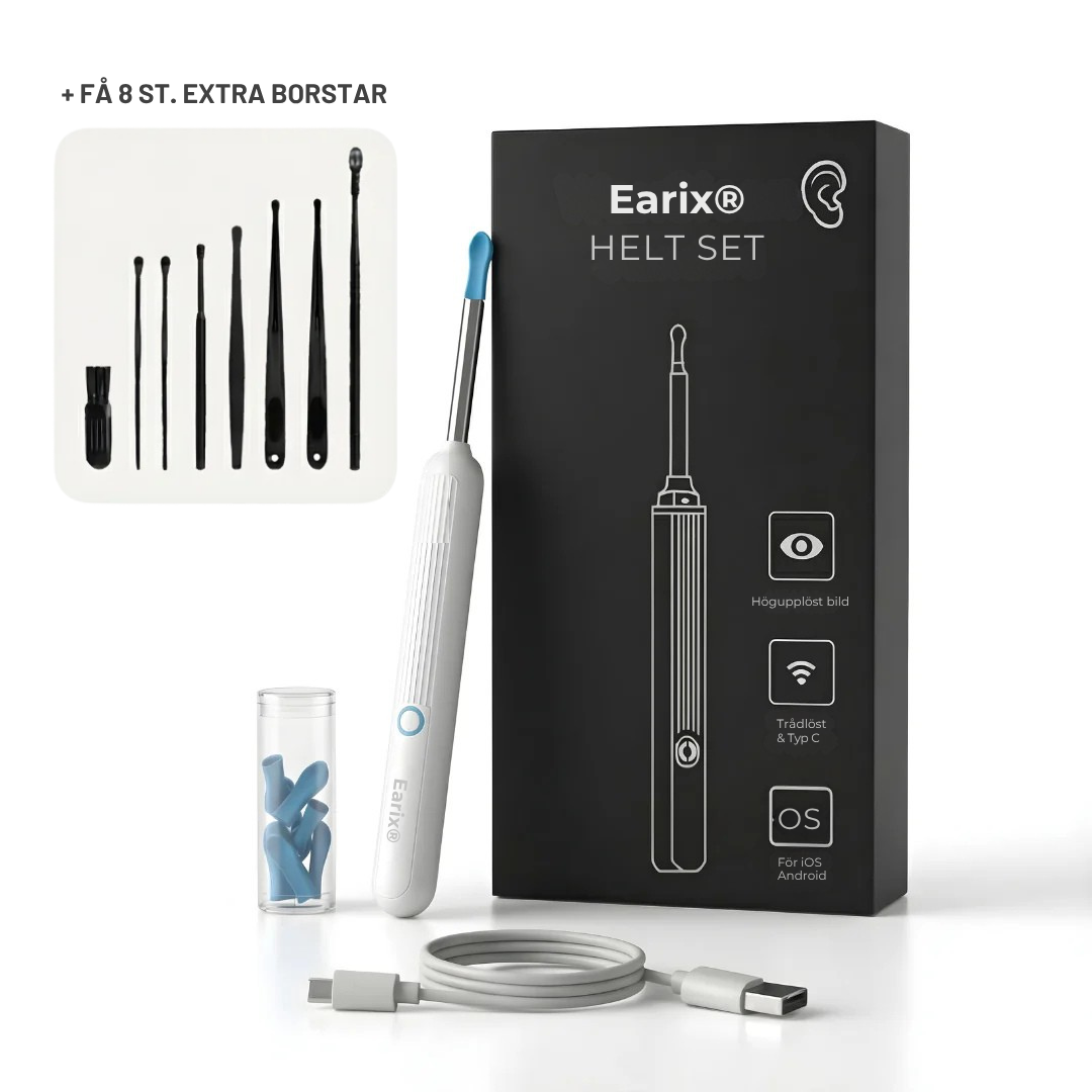 Earix® | Smart öronrengörare med avancerad teknik