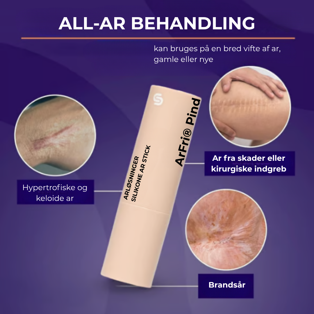 ArFri® Stick | Hud Ar-Lösning🛡️ 60 % Silikon Stick mot Ärr
