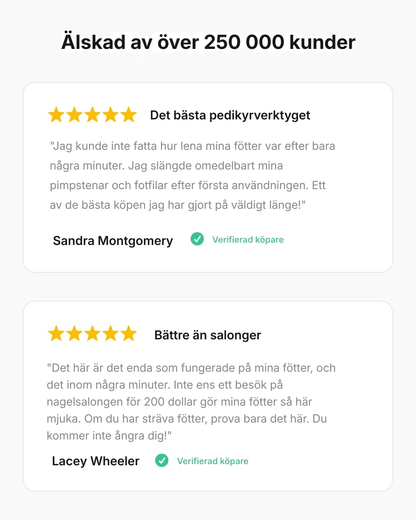 SidenHäl® | Uppladdningsbar elektrisk förhårdnadsborttagare för pedikyr hemma – tar bort torr hud och ger mjukare fötter