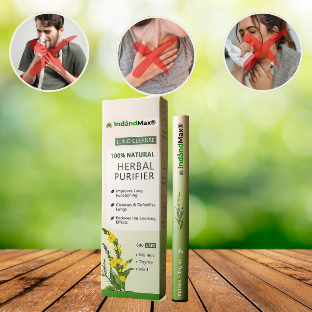 IndåndMax® | Lung Hälsa Inhalator - Rensa luftvägarna och förbättra andningen med 98 % på 7 dagar!