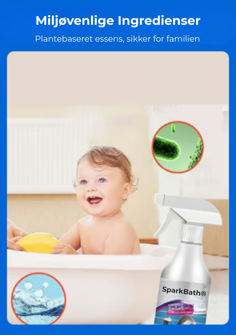 SparkBath® | Ditt badrum har aldrig varit så enkelt att rengöra