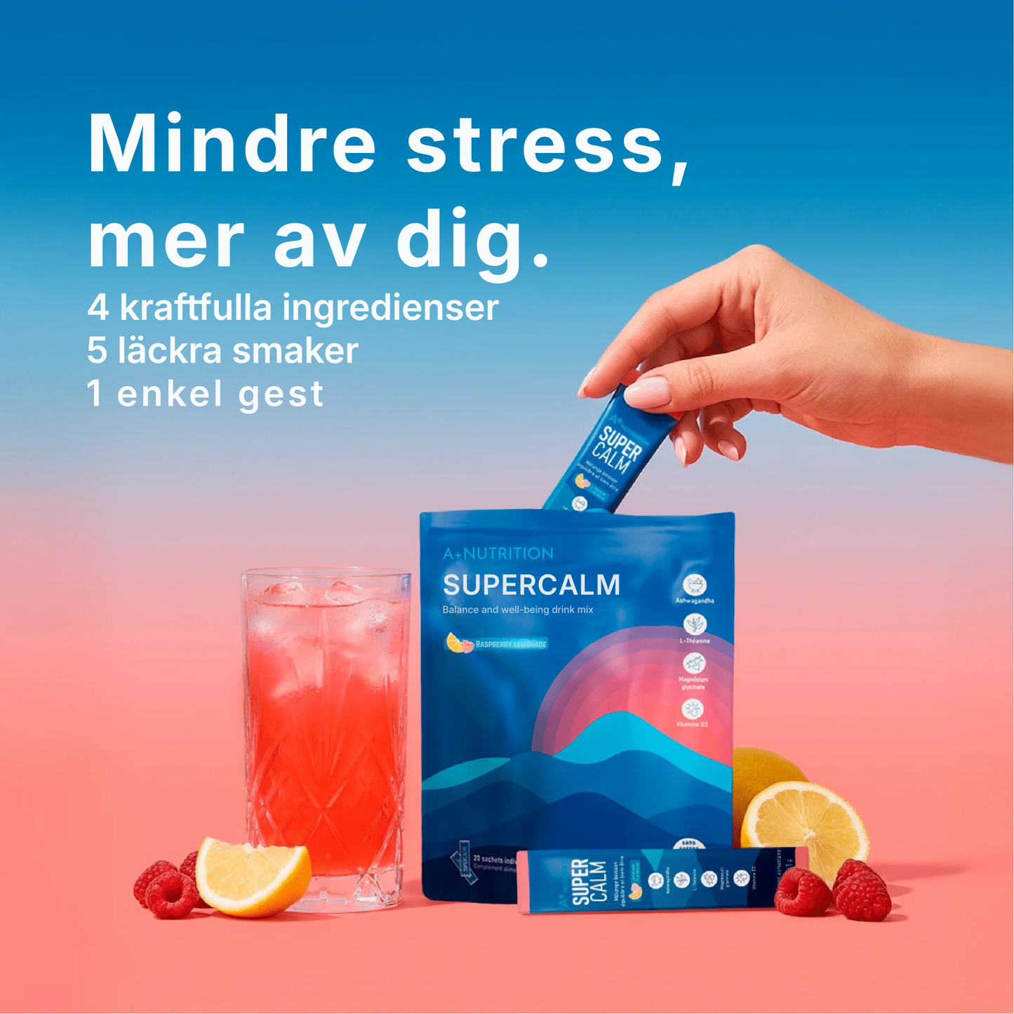 Balans och välbefinnande i vardagen – Lugn och energi redan från första klunken