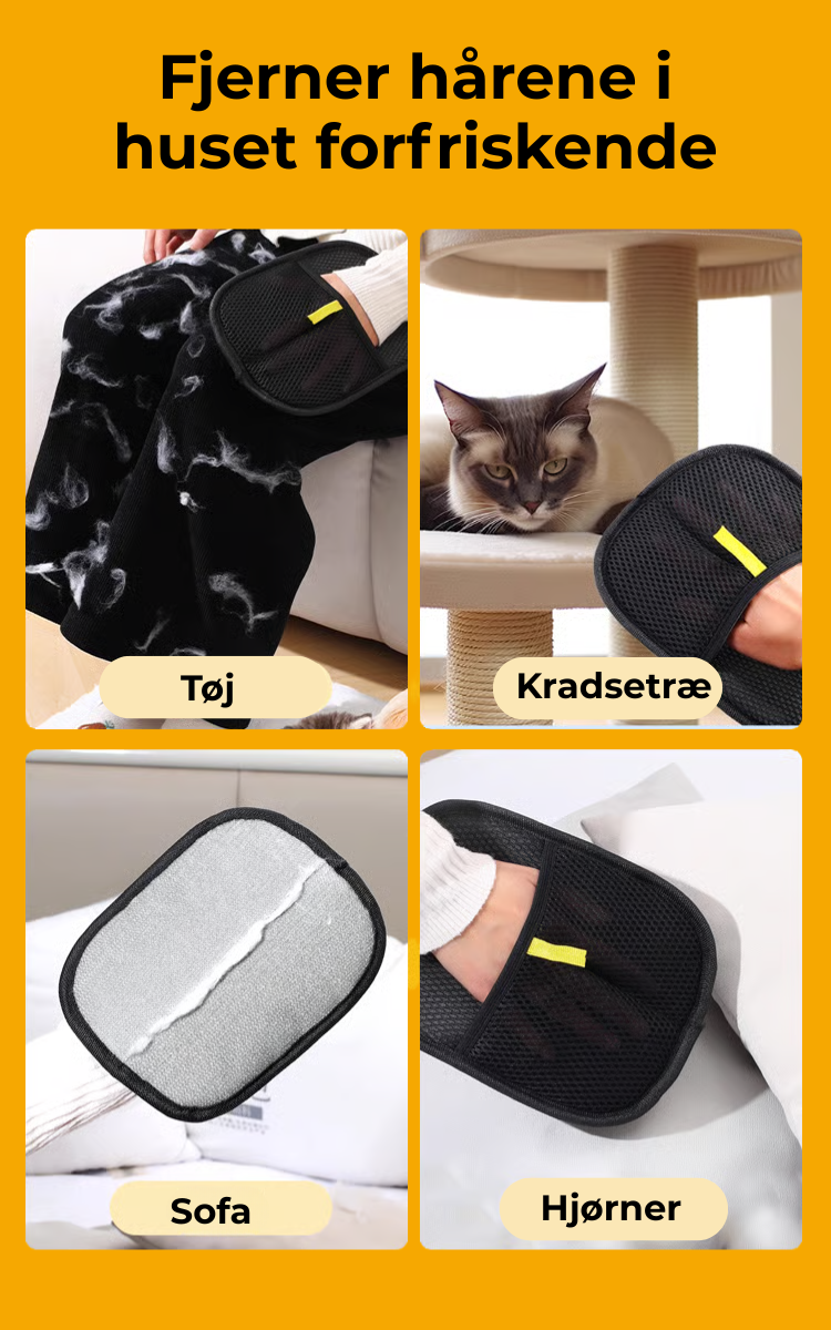 SilkSweep® | Hårfri Hem på Få Minuter – Upptäck den Ultimata Djurhårshandsken!