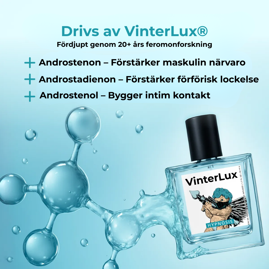 VinterLux® | Få folk att vända sig om och väck hennes begär med två sprayningar av Hypnosis Cologne