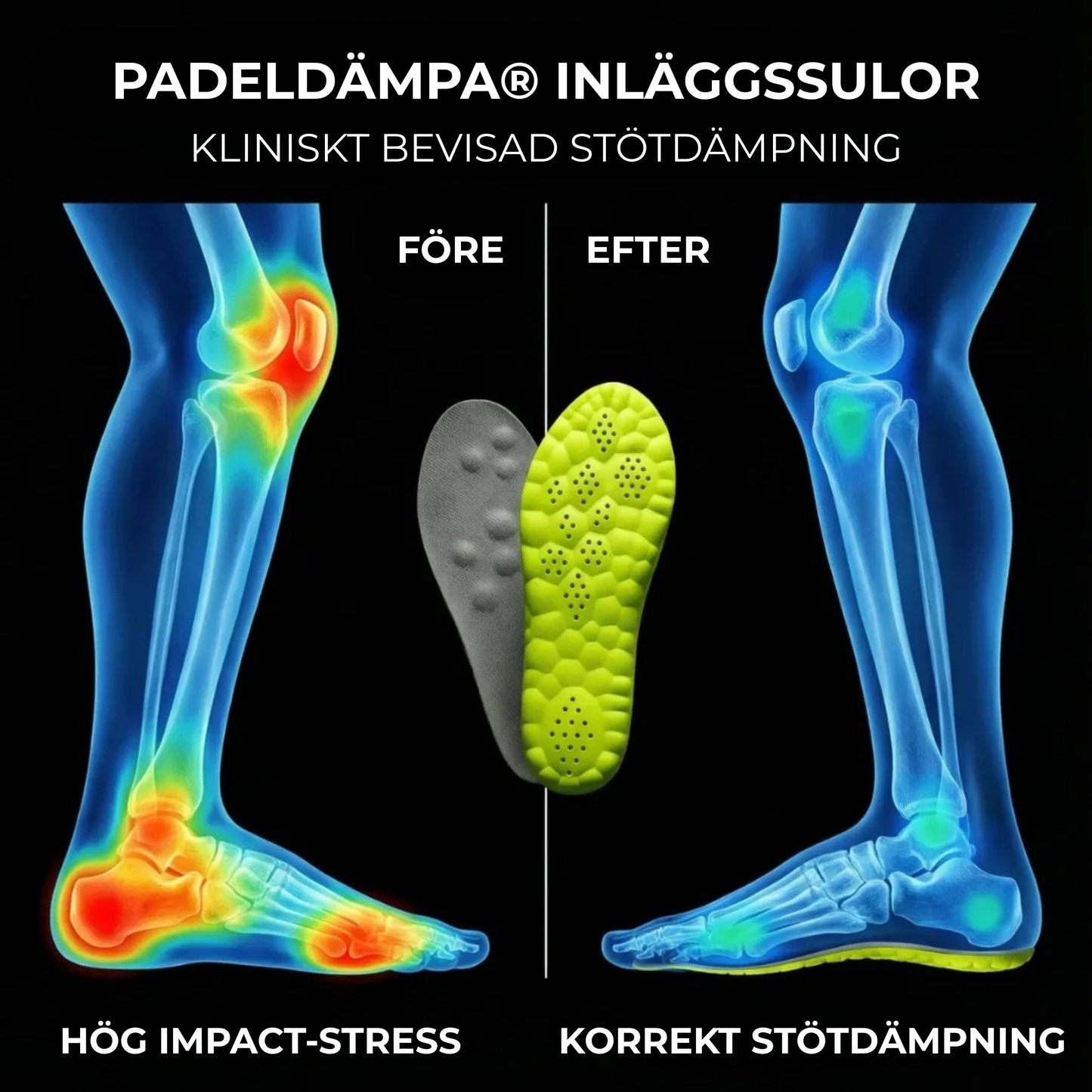 PadelDämpa® Inläggssulor