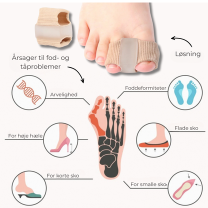 FlexiToe® | Skonsam tåjustering för daglig lindring