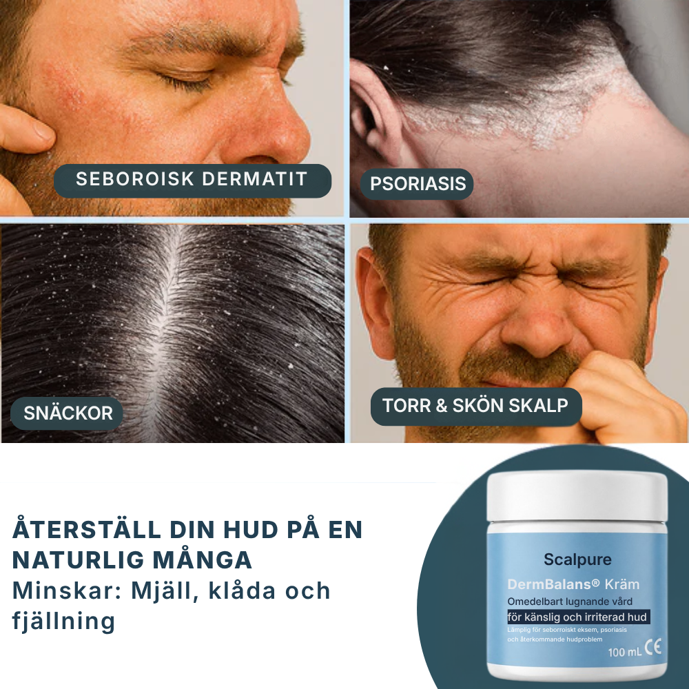 DermBalans® | Bekämpa mjäll, klåda och rodnad vid källan
