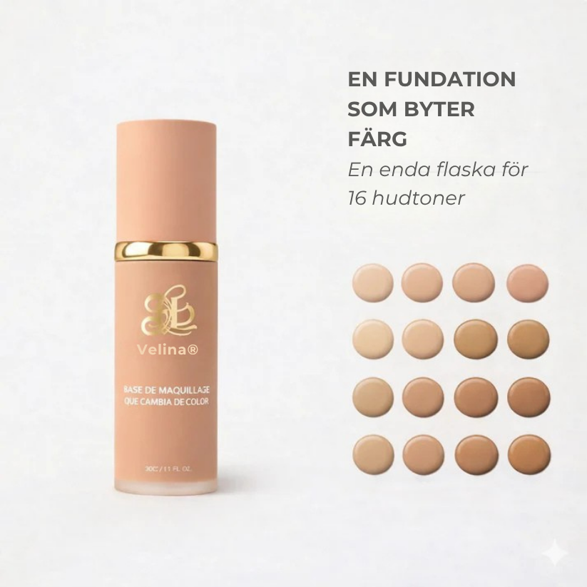 Velina® | Anti-aging-foundation med SPF 50 – Anpassar sig efter din hudton