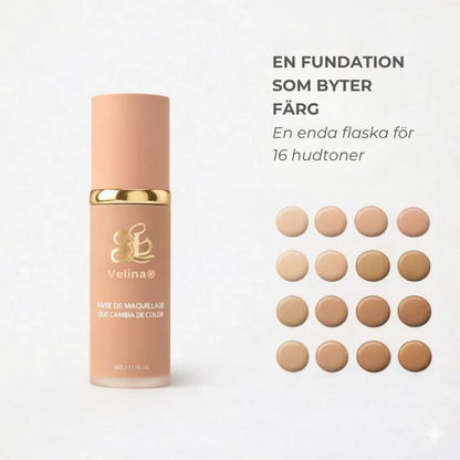 Velina® | Anti-aging-foundation med SPF 50 – Anpassar sig efter din hudton