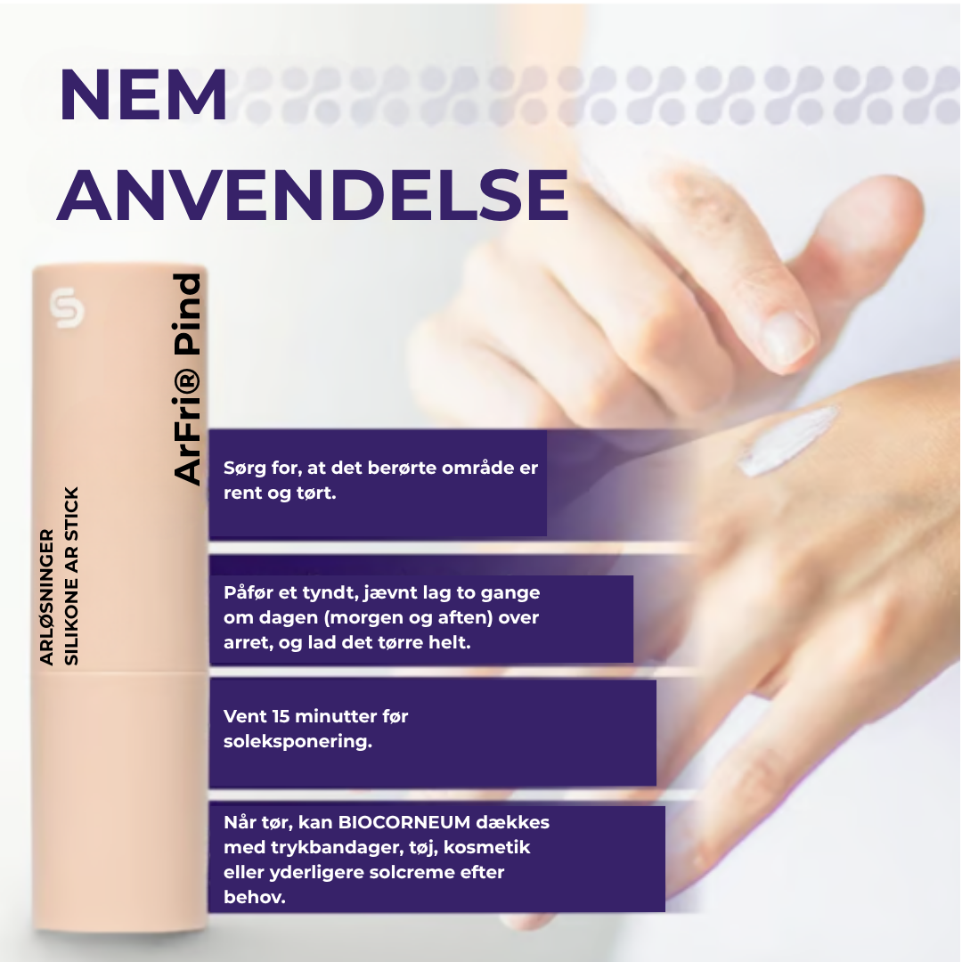 ArFri® Stick | Hud Ar-Lösning🛡️ 60 % Silikon Stick mot Ärr