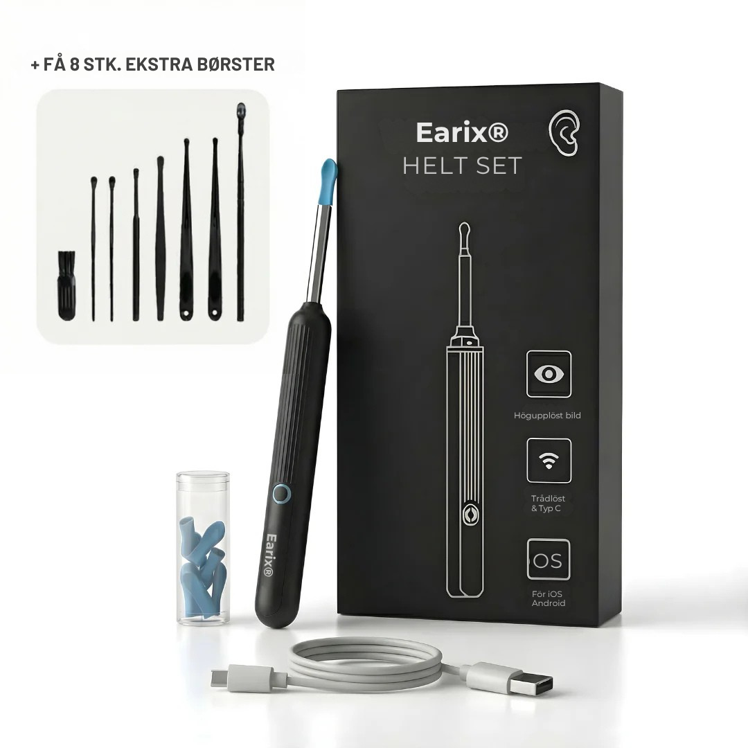Earix® | Smart öronrengörare med avancerad teknik