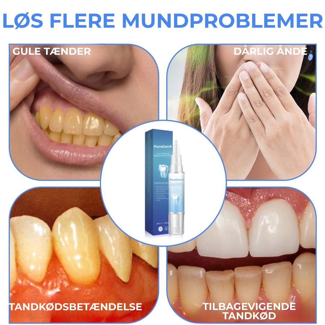 PuraGen® | Friskare tandkött och upp till 95 % vitare tänder på bara 3 dagar!