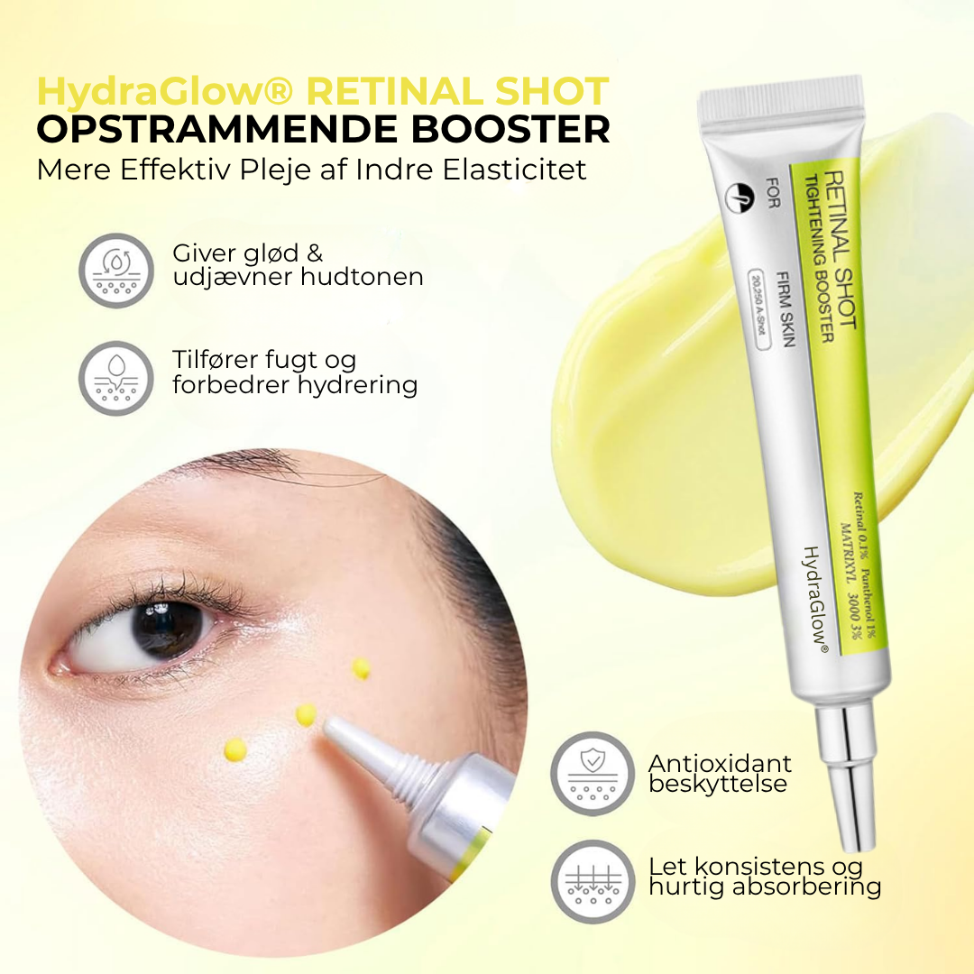 HydraGlow® | Botox & Vita-A Retinol Shot Rynkeförbättrande Fastgöringskräm - Återfå ungdomlig hud nu
