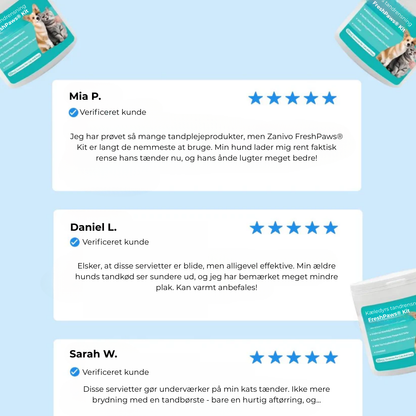 FreshPaws® Kit | Skyddar mot tandproblem - 50 st.