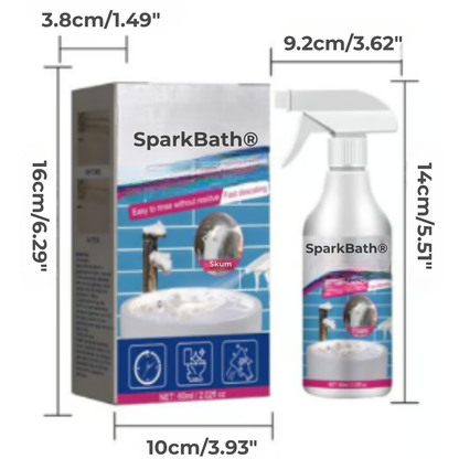 SparkBath® | Ditt badrum har aldrig varit så enkelt att rengöra