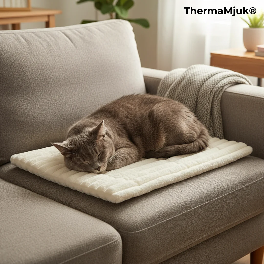 ThermaMjuk® | Ge din katt smärtfria morgnar med naturlig värmekomfort