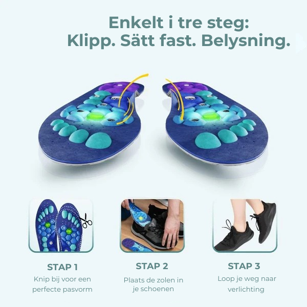 SlimviaX® Magnetiska innersulor | Gå ner i vikt med VARJE STEG