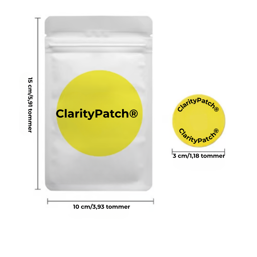 ClarityPatch® | Din dagliga lösning för humör och energi – med bara ett enkelt plåster.