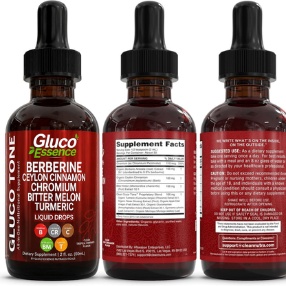 Gluco Essence® | Flytande kosttillskott för blodsocker och ämnesomsättning