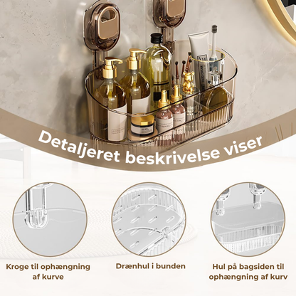 StickStor® | Självhäftande väghylla utan borrning för kök och badrum