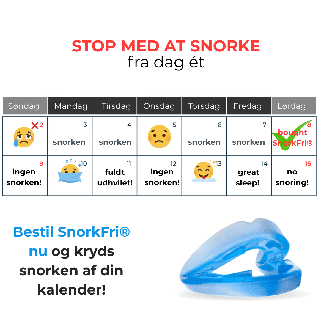 SnorkFri® | Anti-snarkmunstycke Universell Storlek