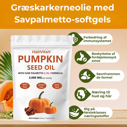HairVita® | Pumpakärnolja - mjukgeléer