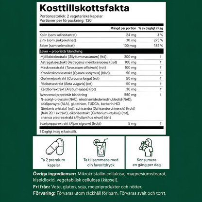 Livora® | Stöd alla aspekter av leverns hälsa – från avgiftning och inflammation till energi och cellåteruppbyggnad