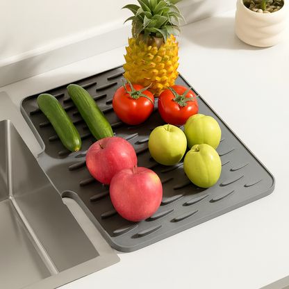 Glasklart® | Värmeskydd & Snabb Avrinning – Silikon Diskmatta