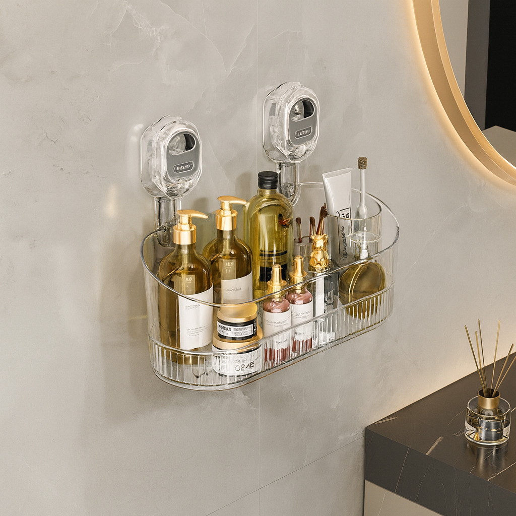 StickStor® | Självhäftande väghylla utan borrning för kök och badrum