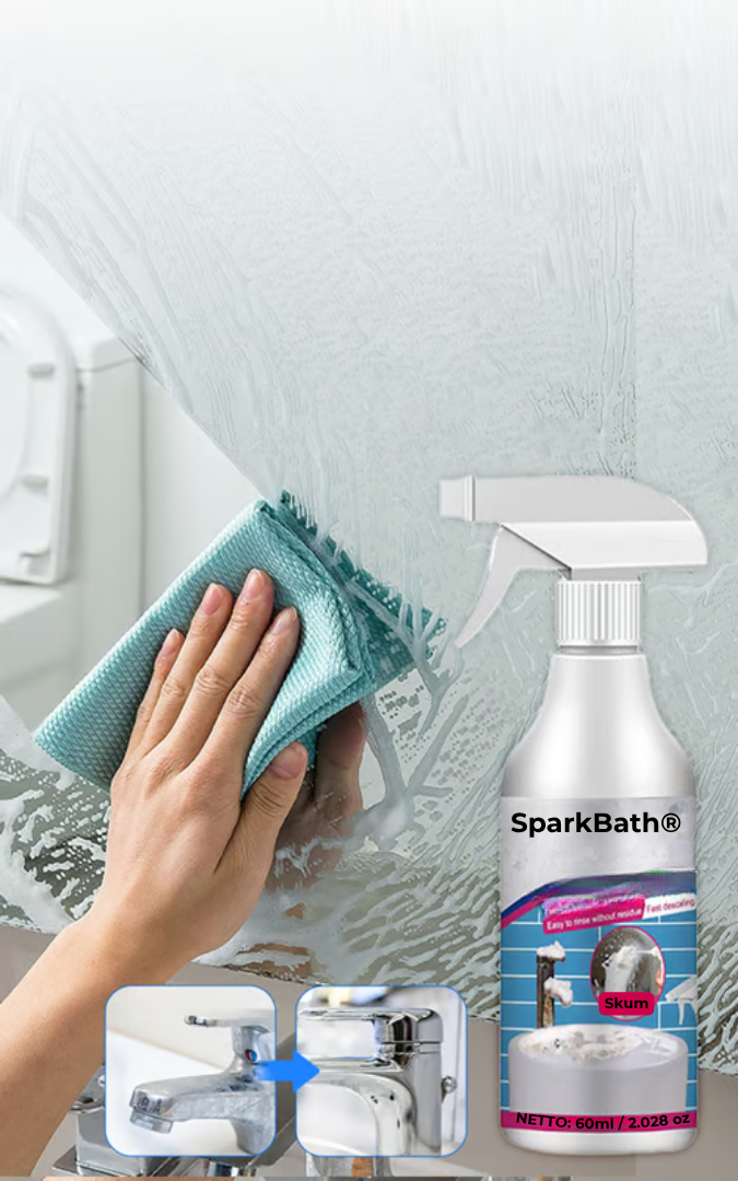 SparkBath® | Ditt badrum har aldrig varit så enkelt att rengöra