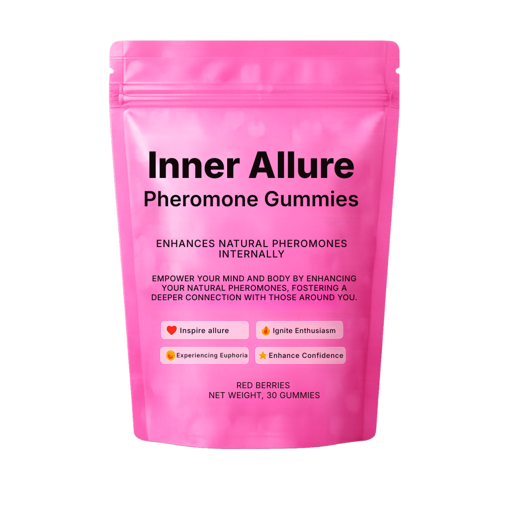 Inner Allure® Feromongummibonbons för kvinnor | Dagligt stöd för självförtroende, attraktionskraft och kvinnlig utstrålning