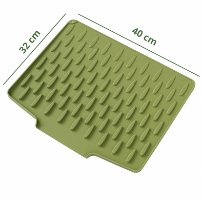 Glasklart® | Värmeskydd & Snabb Avrinning – Silikon Diskmatta