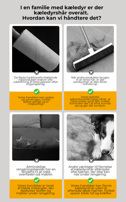 SilkSweep® | Hårfri Hem på Få Minuter – Upptäck den Ultimata Djurhårshandsken!