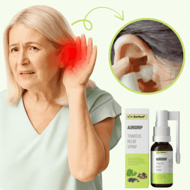 EarNyd® | Ljuddämpande Spray | Sluta med tinnitus och hör tydligt igen – på endast 7 dagar
