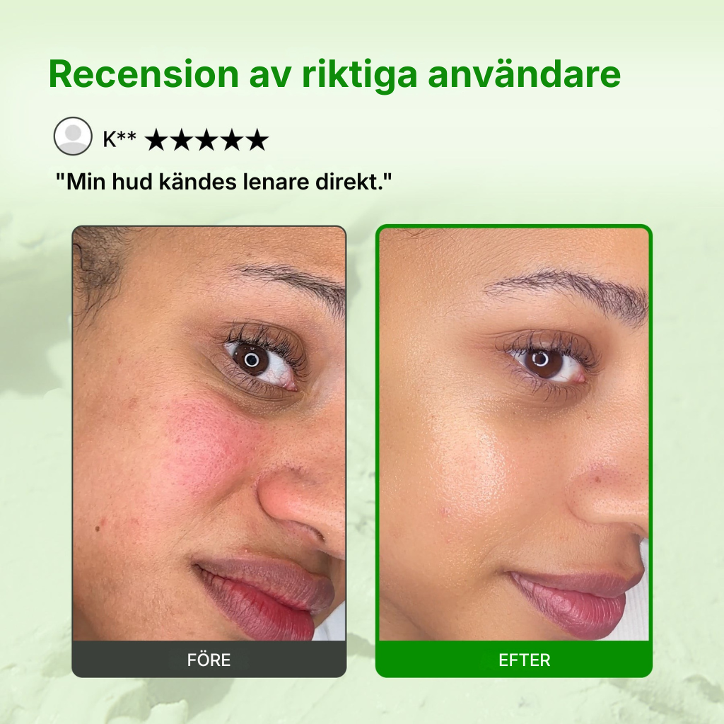 Selivo® Porengöring med grön tomat | Cardi B:s lermaskrengöring för djuprengöring av porer och porförminskning, kontroll av pormaskar och talg, mild ansiktstvätt för kvinnor, koreansk hudvård