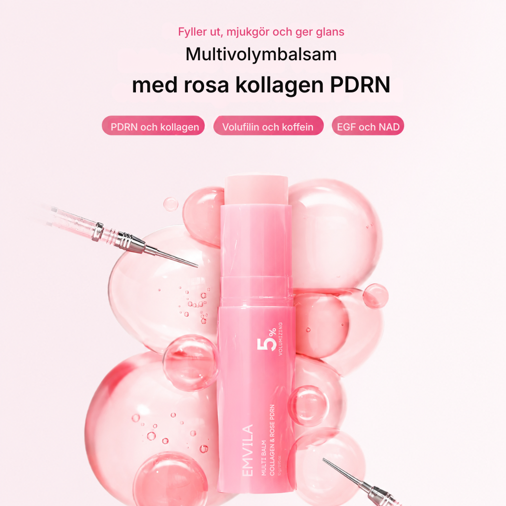 Emvila® | PDRN Collagen Balm – multifunktionellt glow balm för ansikte, hals, läppar och under ögonen