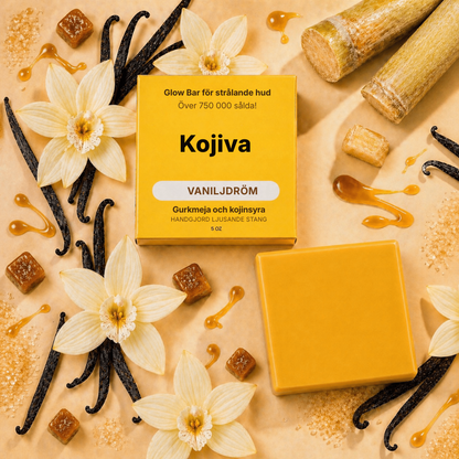 Kojiva® | Tvål med gurkmeja och kojinsyra för ljusare hud