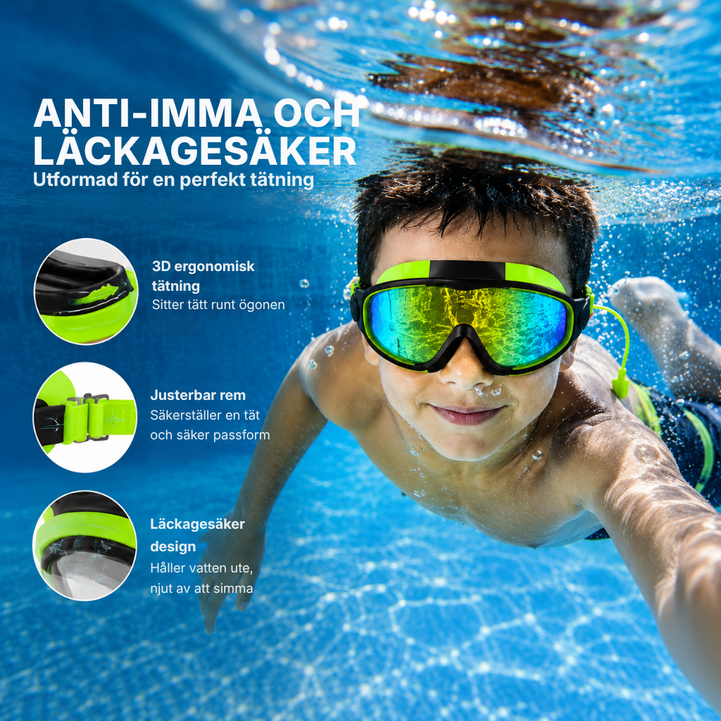 AquaLins® | Simglasögon med öronskydd