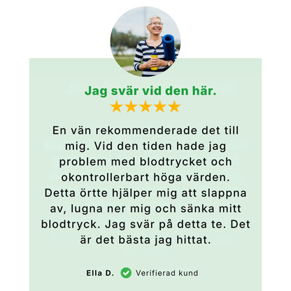 Herbelle® | Drick vårt te för att stödja hjärtats hälsa – säg hejdå till blodtryckstoppar!