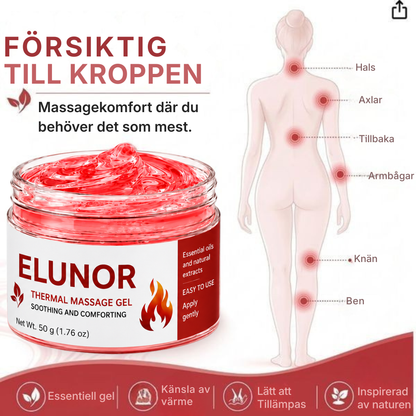 Elunor® | Professionell termoaktiv gel för muskler och leder – riktad komfort vid ömhet, stelhet och spänningar