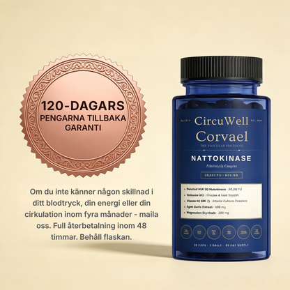 CircuWell® Corvael Nattokinase fibrinolytiskt komplex