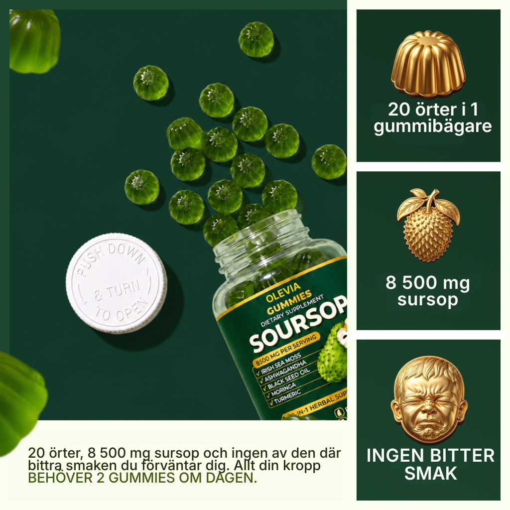 Olevia® | Soursop-gummibonbons 20-i-1
