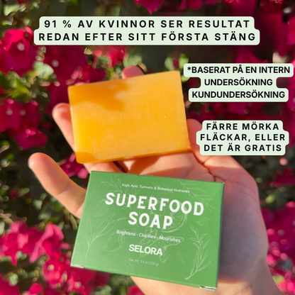 Selora® | Superfood-tvålen mot mörka fläckar