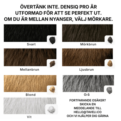 Taveli Pro® | Filler för omedelbar hårfyllighet