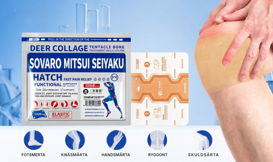 Sovaro® | Terapeutiska smärtplåster med gradvis frisättning – riktad komfort för muskler, leder, rygg och nacke