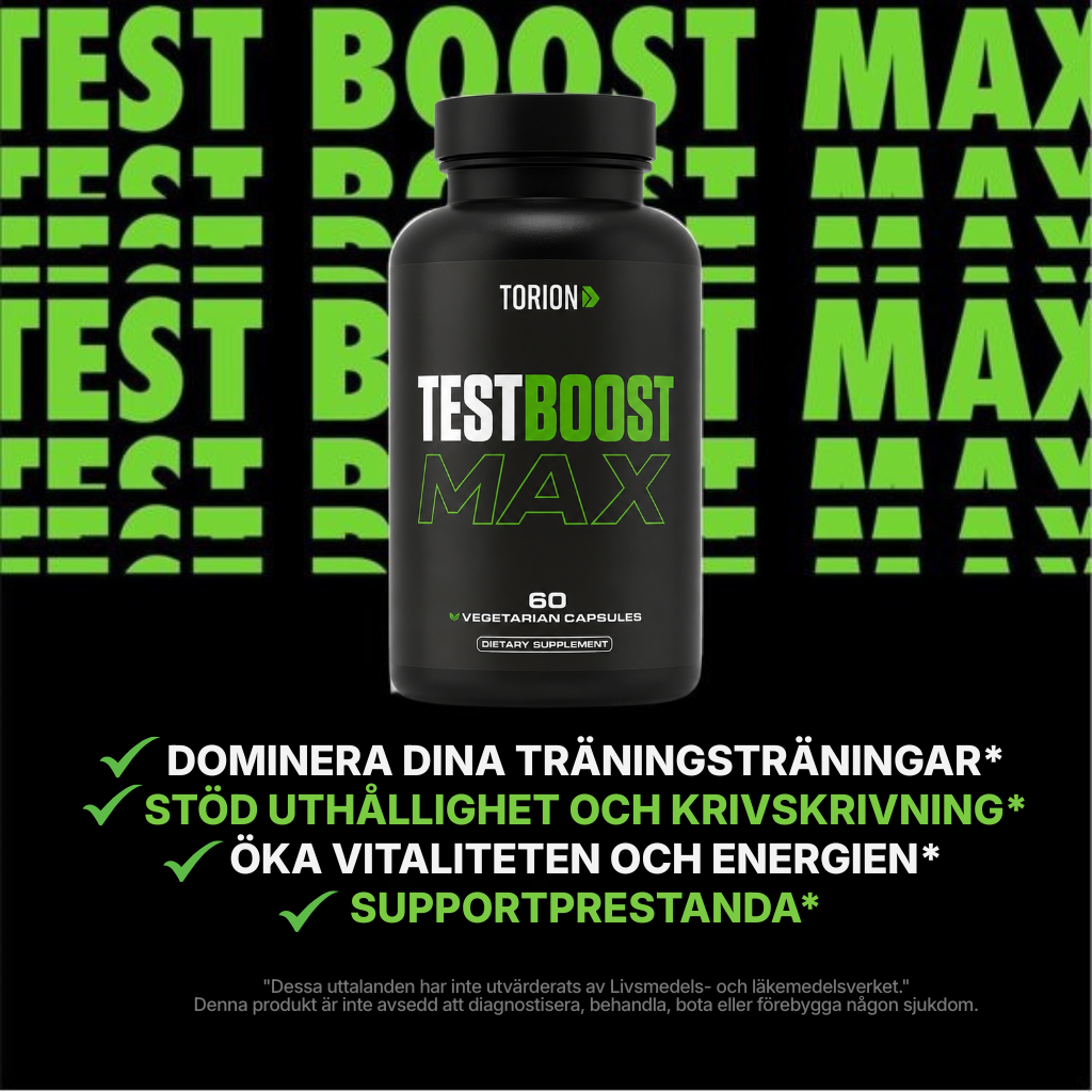 Torion® | Den hemliga kraftkombinationen som får muskeltillväxten att skjuta i höjden, bränner fett och frigör en ohejdbar drivkraft