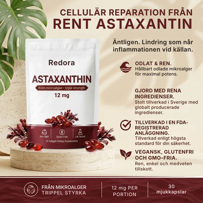 Redora® | Astaxantin för lindring av ledvärk