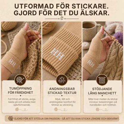 GreppLätt® Handskar med tumstöd – 1 par