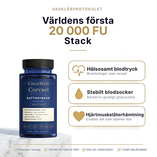 CircuWell® Corvael Nattokinase fibrinolytiskt komplex