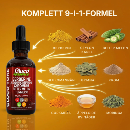 Gluco Essence® | Flytande kosttillskott för blodsocker och ämnesomsättning